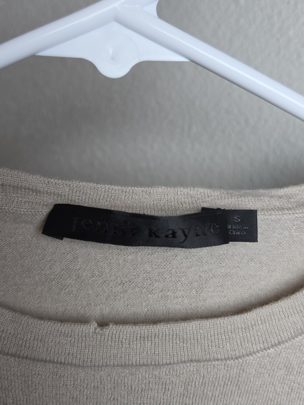 Jenni Kayne Mercer 100% Merino Wool Sweater Small *Flawed* TLC Flawed Luxury - Picture 2 of 10